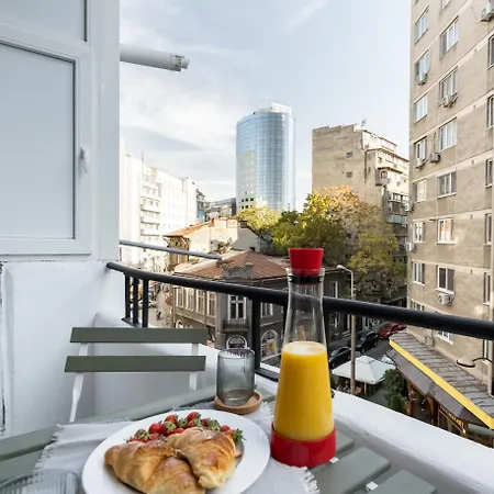 Appartement Cismigiu Serenity - 1br Flats With Scenic Balcony Boekarest